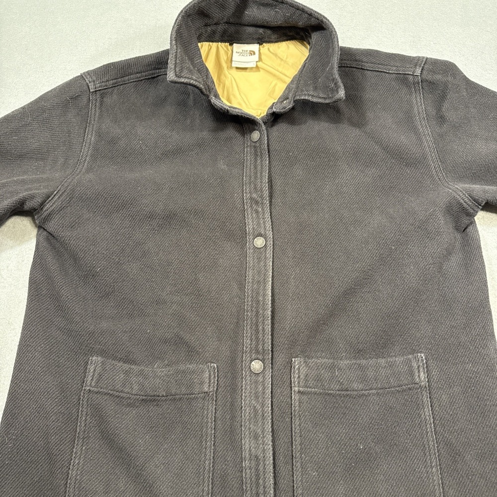 JACKET SHACKET North Face WOMEN LARGE Valley Twill Utility Flannel Coat